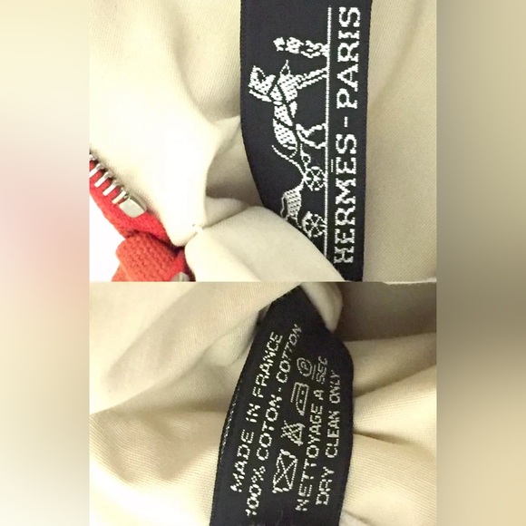 HERMES Bolide Canvas Pochette Cosmetics Pouch - Picture 8 of 8